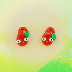 Kawaii Juju-chan Steamed Bun Phone Hanger / Zipper Mascot - Bobble Head!