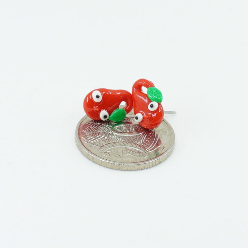 Pikmin Earrings - Hand-sculpted Tribute Stud Earrings