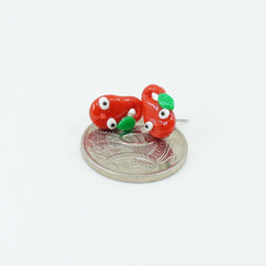 Pikmin Earrings - Hand-sculpted Tribute Stud Earrings