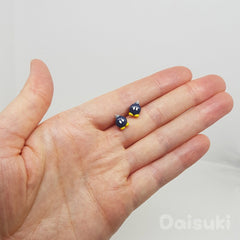 Bob-omb stud earrings - Super Mario - Handmade