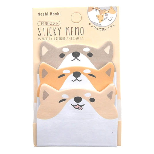 Cute Dog Sticky Memo Notes Pad! Husky