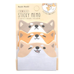 Cute Shiba Inu Friends Sticky Memo Notes Pad!