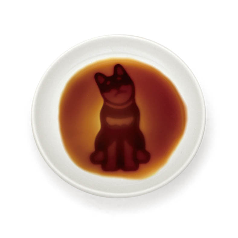 Japanese Shiba Inu Soy Sauce Dipping Plate x 1  (6 different designs to choose from!)