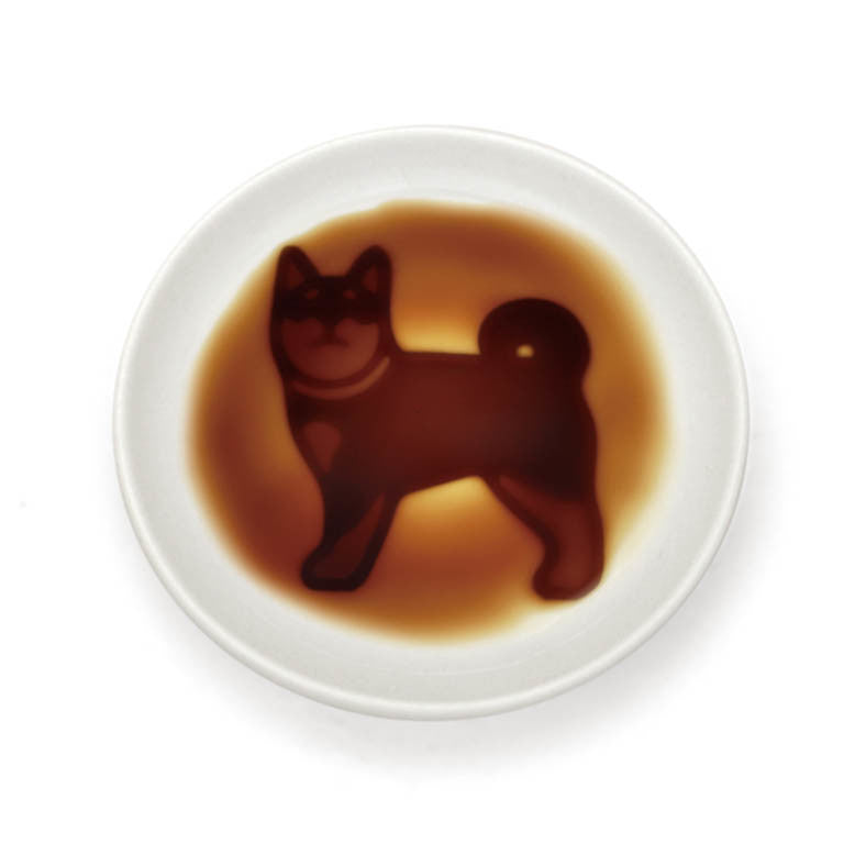 Japanese Shiba Inu Soy Sauce Dipping Plate x 1  (6 different designs to choose from!)