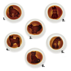 Japanese Shiba Inu Soy Sauce Dipping Plate x 1  (6 different designs to choose from!)