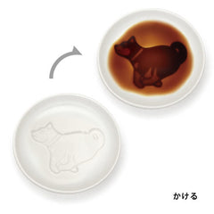 Japanese Shiba Inu Soy Sauce Dipping Plate x 1  (6 different designs to choose from!)