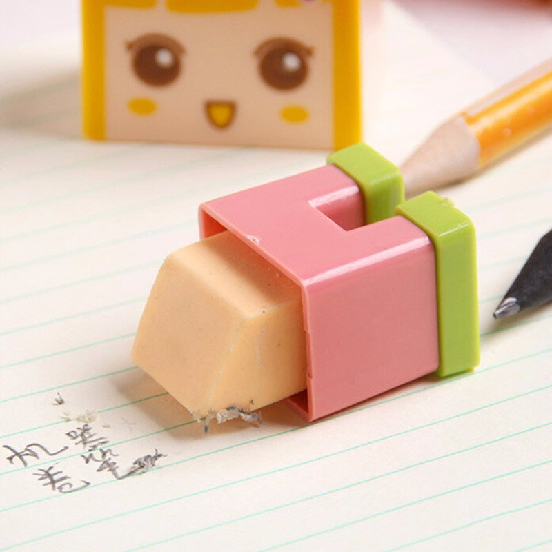 Cute Girl DIY Pencil Sharpener and Eraser!