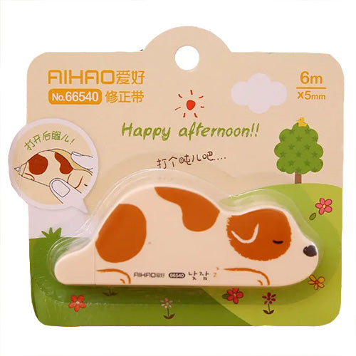 Cute Sleeping Dog Correction Tape