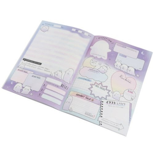 Crux : Obakenu Kawaii Ghost - A5 Exchange Notebook!