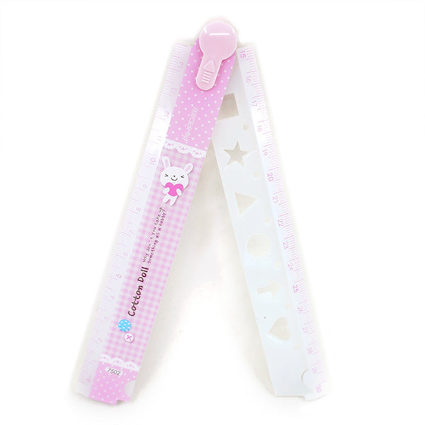 Cute Pink Bunny Extendable Ruler! | Daisuki