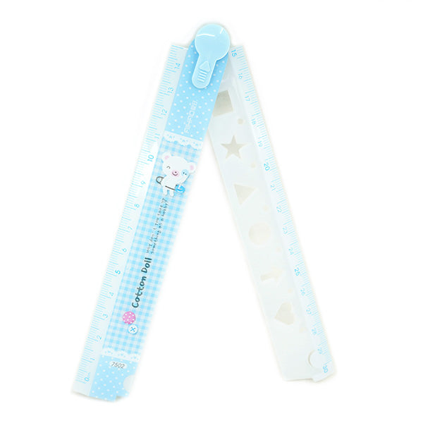 Cute Blue Bunny Extendable Ruler! | Daisuki