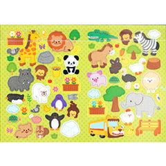 Japanese Zoo Animals Sticker Scene Book with Stickers!