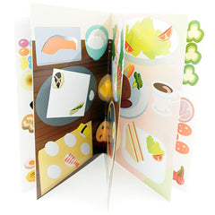 Japanese Foods Sticker Scene Activity Book with Stickers!