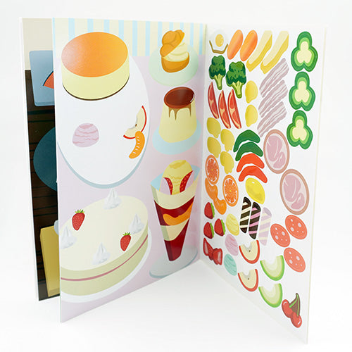 Japanese Foods Sticker Scene Activity Book with Stickers!