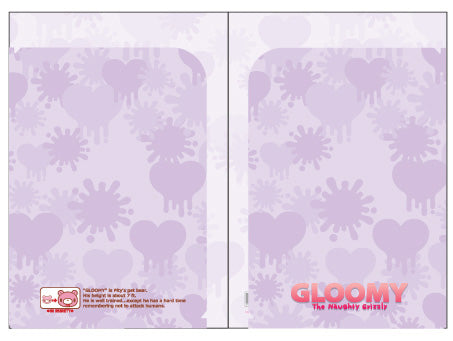 A4 Plastic File Folder - 2 Pockets - Baby Gloomy Bear