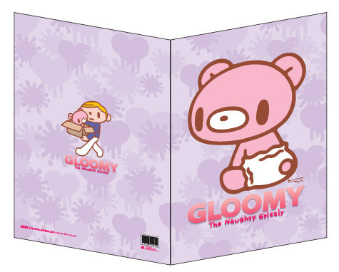 A4 Plastic File Folder - 2 Pockets - Baby Gloomy Bear