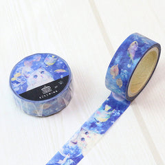 Tokotoko Circus - Dreaming of Fish - Cat Japanese Washi Tape
