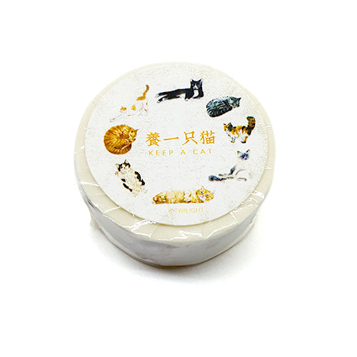 Cats Washi Tape (2cm wide) 8m
