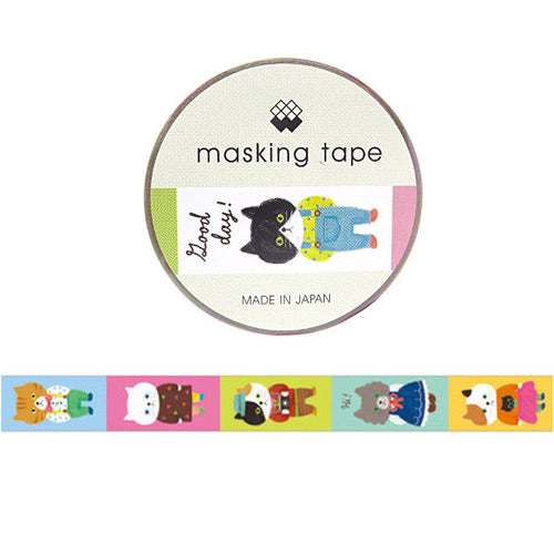 Mind Wave : Colourful Ghosts Deco Tape!! (25 metres)