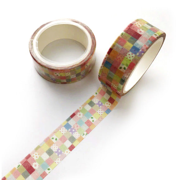 Patchwork Quilt Style Washi Tape
