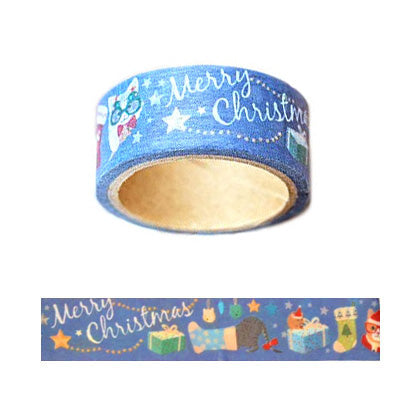 Christmas Cats Washi Tape! (blue)