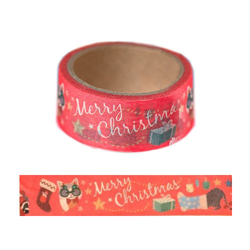 Christmas Cats Washi Tape! (red)