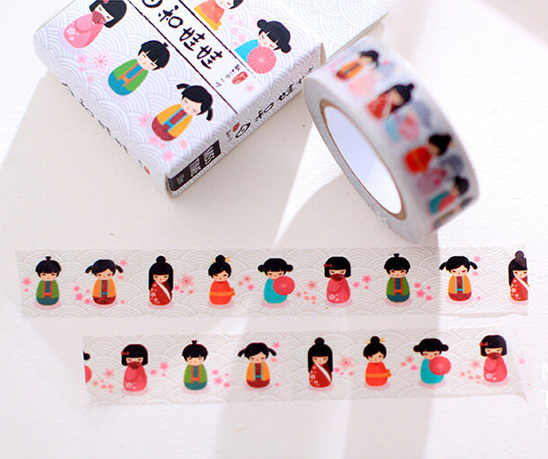 Kawaii Japanese Kimono / Geisha Girl Washi Tape!