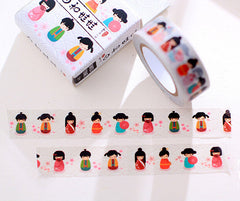 Kawaii Japanese Kimono / Geisha Girl Washi Tape!