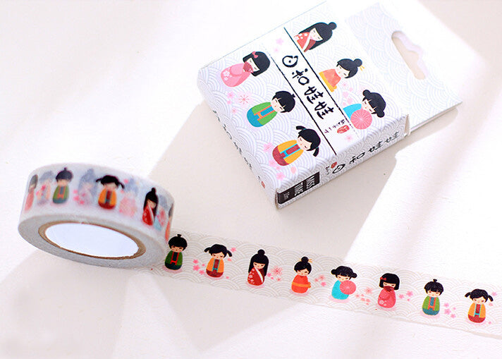 Kawaii Japanese Kimono / Geisha Girl Washi Tape!