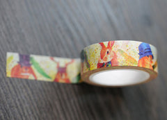 Cute Dapper Animals Washi Tape! Rabbit & Squirrel