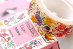 Pretty Birds & Flowers Washi Tape!