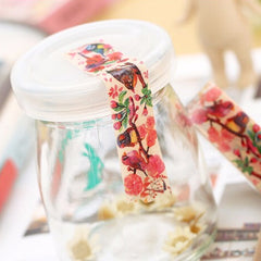 Pretty Birds & Flowers Washi Tape!