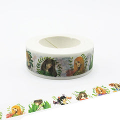 Pretty cartoon girls Washi Tape! 