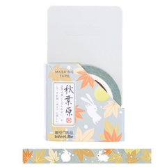 Bunny and Autumn Leaves Washi Tape