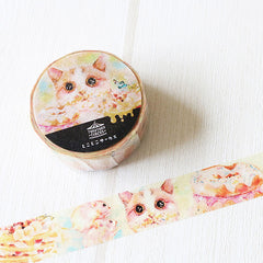 Tokotoko Circus - Food Dreams Cat Japanese Washi Tape