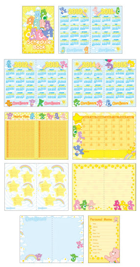 Care Bears Weekly Planner / Diary!