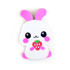 Cute Animal Eraser - White Bunny Rabbit