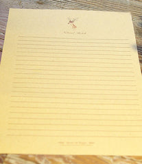 Lovely Deer Kraft Writing Paper - Pack of 10 sheets!
