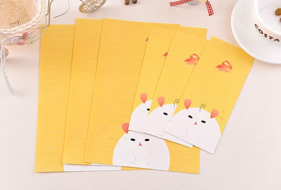 Kawaii Mouse Yellow Letter set!