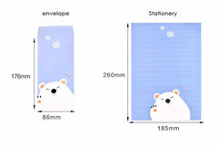 Kawaii Bear Blue Letter set!