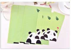Kawaii Panda Green Letter set!