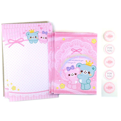 Cheerful Bears MINI letter set! (pink)