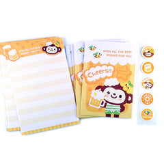 Cheerful Monkey MINI letter set!