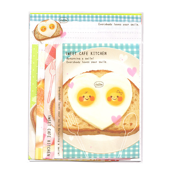 Cute Onigiri-kun Japanese Foods - Letter Writing Set - Paper & Envelopes!