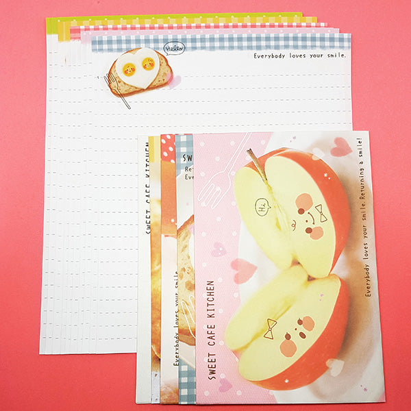 Sweet Cafe Kitchen - Letter Writing Set - Paper & Envelopes!