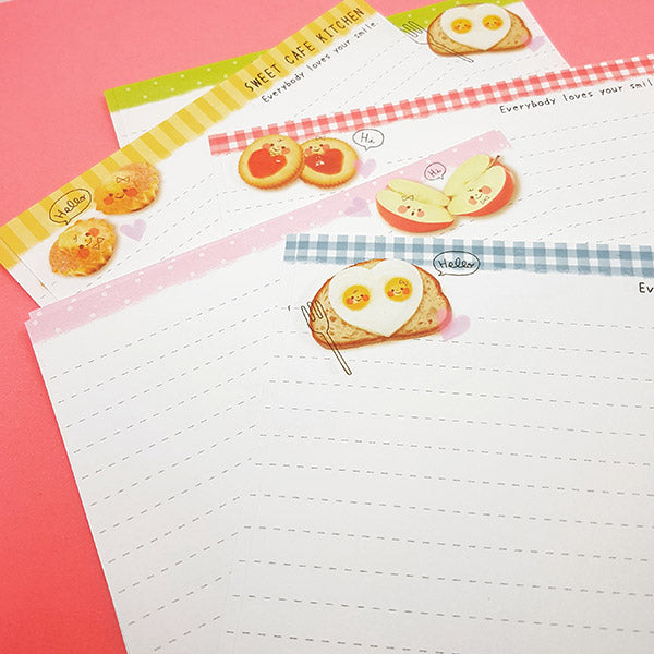Sweet Cafe Kitchen - Letter Writing Set - Paper & Envelopes!