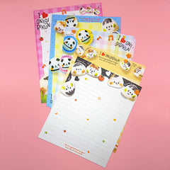 Cute Onigiri-kun Japanese Foods - Letter Writing Set - Paper & Envelopes!