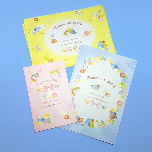 Pretty Pastel Birds - Letter Writing Set - Paper & Envelopes!