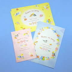 Pretty Pastel Birds - Letter Writing Set - Paper & Envelopes!