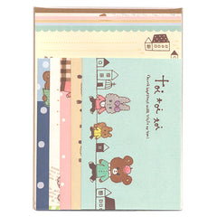 Cute Good Luck Letter Set - Writing Paper & Envelopes - Toi Toi Toi!